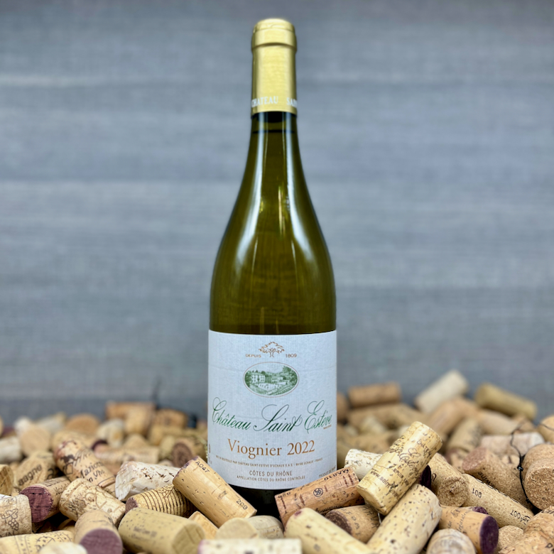 Viognier Chateau Saint Esteve, Viognier Uchaux Blanc, Weisswein Rhonetal, Weisswein Spargel Quiche Meeresfrüchte, Typischer Weisswein Frankreich