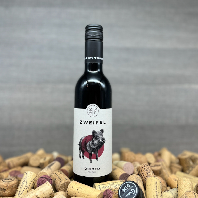 Ocioto Zweifel, Zweifel Weine 1898, Bester Zürcher Rotwein, Rotwein Schweiz Geheimtipp, Wein Wildschwein