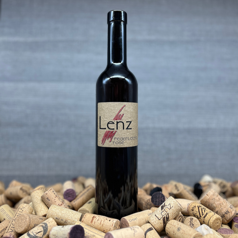 Federleicht Rose, Bioweingut Lenz, PIWI Wein Rose, Muscat bleu, süsser Rose Wein