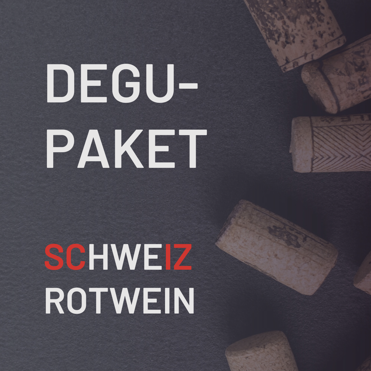 Degustationspaket Rotwein Schweiz, Tasting Box, Degu Box, Probierpaket, Weinpaket