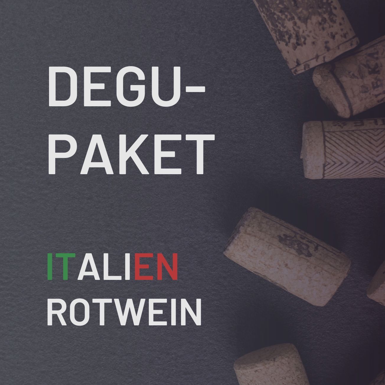 Degustationspaket Rotwein Italien, Tasting Box, Degu Box, Probierpaket, Weinpaket