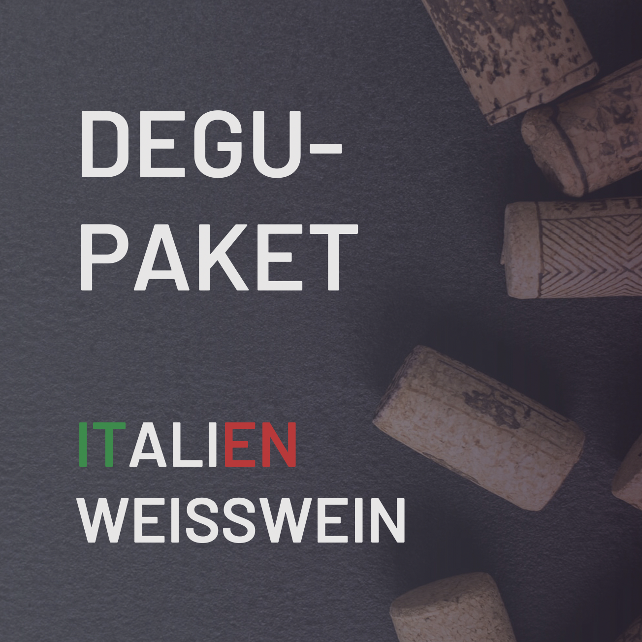 Degustationspaket Weisswein Italien, Tasting Box, Degu Box, Probierpaket, Weinpaket