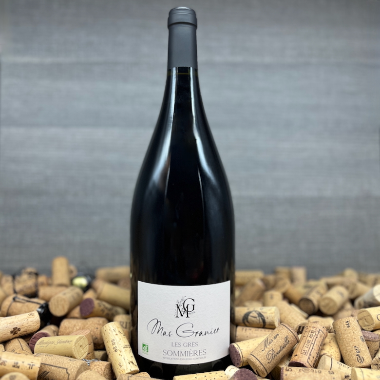 Les Grès Mas Granier, Beste Preis Leistung Languedoc, Rotwein Bio Vegan Languedoc, charmanter Cuvée Rotwein Languedoc, Rotwein Filet im Teig