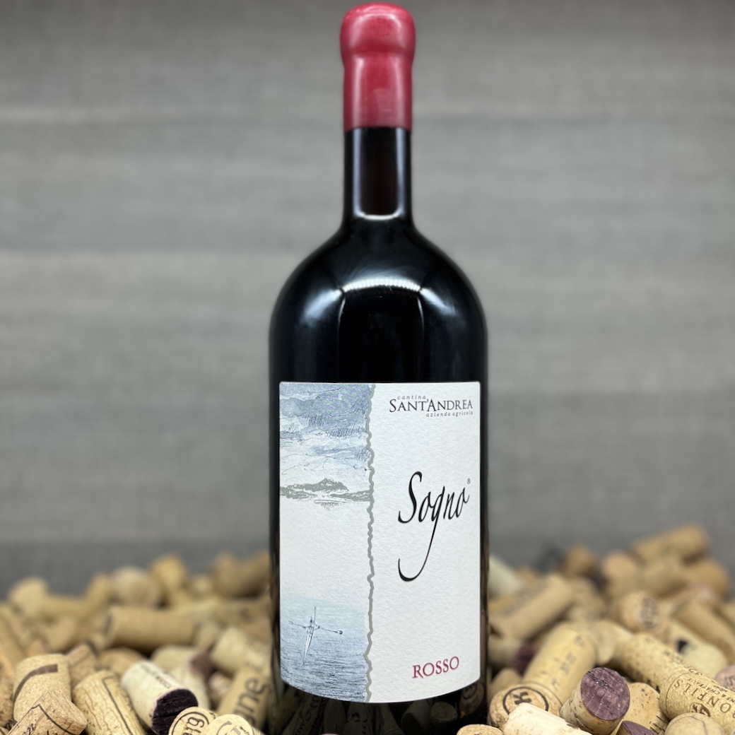 Sogno Rosso Magnum, Cantina Sant‘Andrea, bester Merlot aus Lazio, traumhafter Merlot Italien, Wein zu Braten Wild