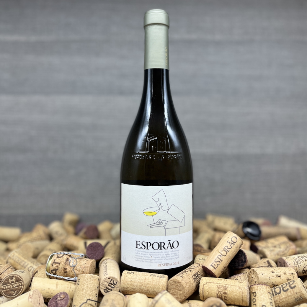 Esporao Reserva Branco, Herdado de Esporão, Bio Wein Portugal, Bester Weisswein Alentejo, Wein Gambas Ajillo Knoblauch