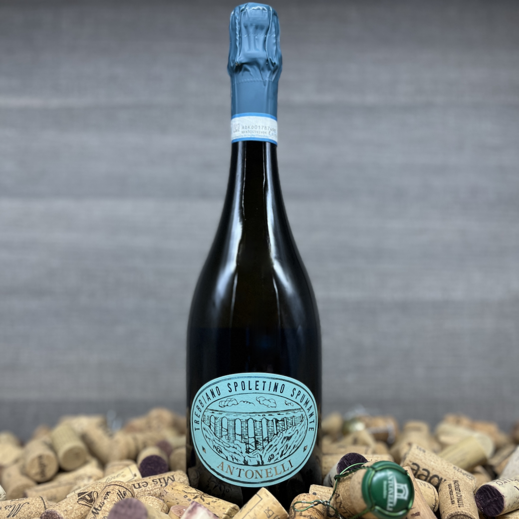 Trebbiano Spoletino Spumante, Weingut Antonelli San Marco, Schaumwein Biologisch Vegan, Metodo Classico Zero Dosage, Schaumwein zum Tête-a-Tête