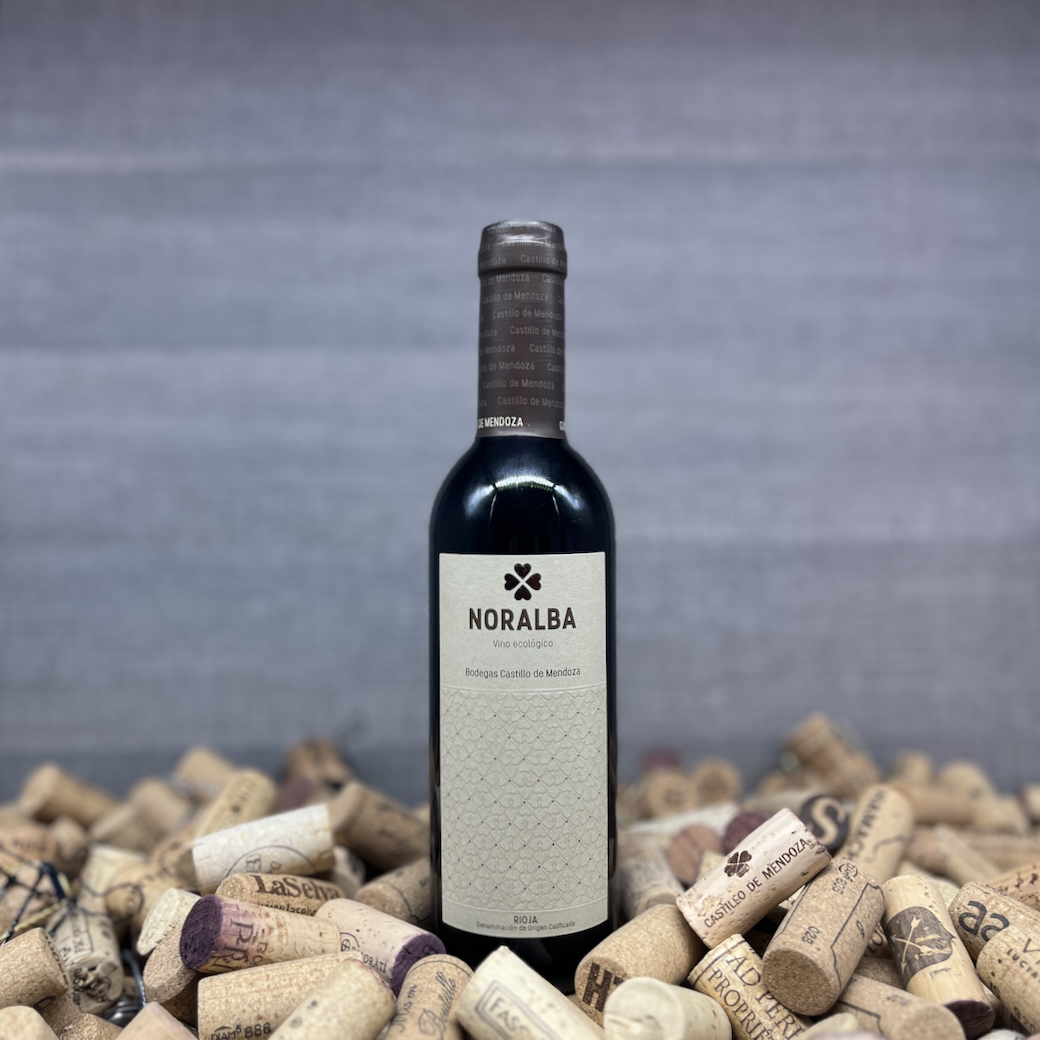 Noralba Crianza, Bodegas Castillo de Mendoza, Tempranillo 37.5 cl, Tempranillo Graciano Bio Rioja, Rioja Crianza Bio Rotwein